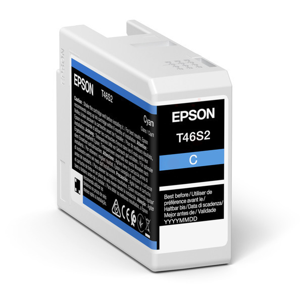 C13T46S200 // T46S2 / cyan / original EPSON Tintenpatrone cyan / C13T46S200 / 25.00 ml
