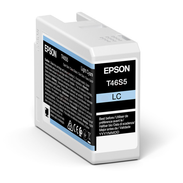 C13T46S500 // T46S5 / original EPSON Tintenpatrone cyan hell / C13T46S500 / 25.00 ml
