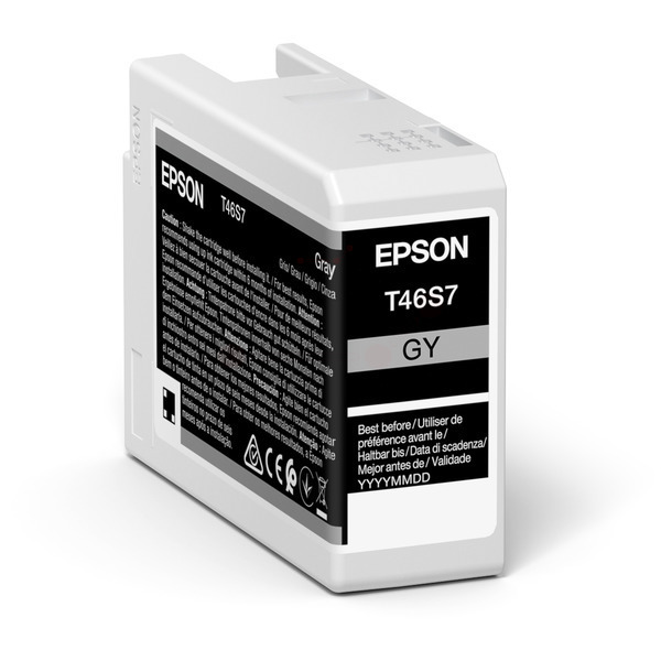 C13T46S700 // T46S7 / original EPSON Tintenpatrone grau / C13T46S700 / 25.00 ml