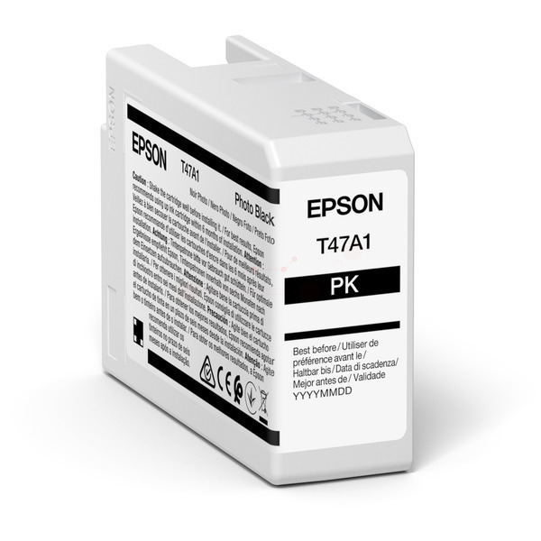 C13T47A100 // T47A1 / original EPSON Tintenpatrone schwarz / C13T47A100 / 50.00 ml
