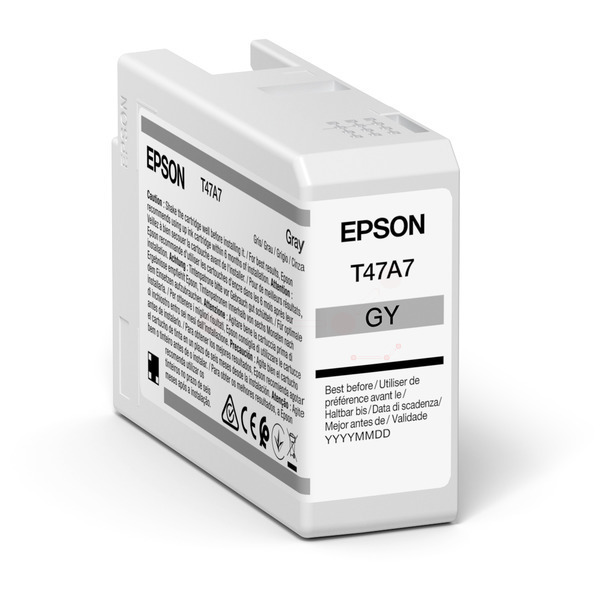 C13T47A700 // T47A7 / original EPSON Tintenpatrone grau / C13T47A700 / 50.00 ml