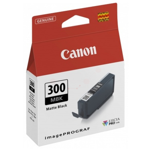 4192C001 // PFI300MBK / schwarz / original CANON Tintenpatrone schwarz matt / 4192C001 / 14.40 ml