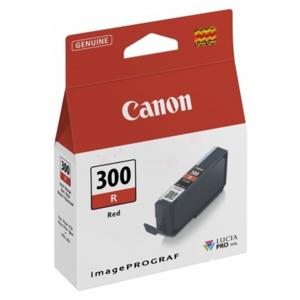 4199C001 // PFI300R / original CANON Tintenpatrone rot / 4199C001 / 14.40 ml