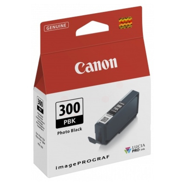 4193C001 // PFI300PBK / original CANON Tintenpatrone schwarz hell / 4193C001 / 14.40 ml