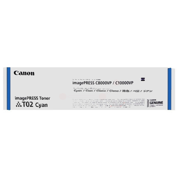 8530B001 // T02 / original CANON Toner cyan / 8530B001 / 43000 S.