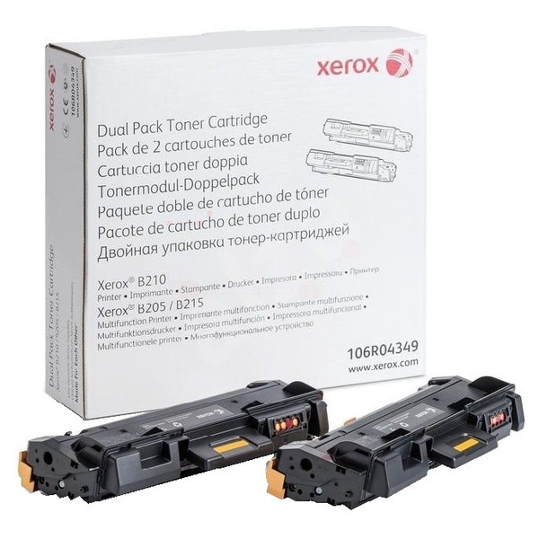 106R04349 / schwarz / original XEROX Toner schwarz / 106R04349 / 3000 S.