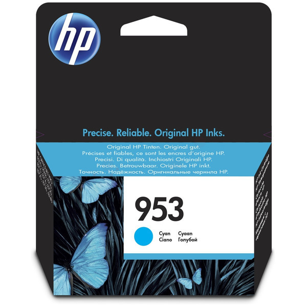 F6U12AE // 953 / cyan / original HP Tintenpatrone cyan / F6U12AE / 630 S. / 9.00 ml