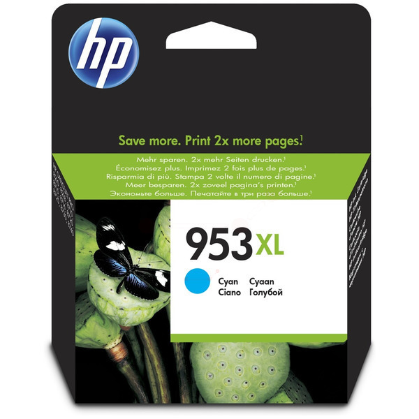 F6U16AE // 953XL / cyan / original HP Tintenpatrone cyan / F6U16AE / 1450 S. / 18.00 ml
