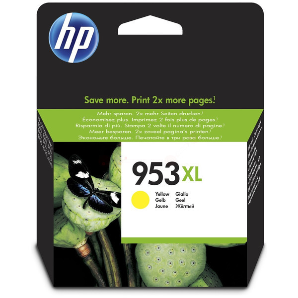 F6U18AE // 953XL / gelb / original HP Tintenpatrone gelb / F6U18AE / 1450 S. / 18.00 ml