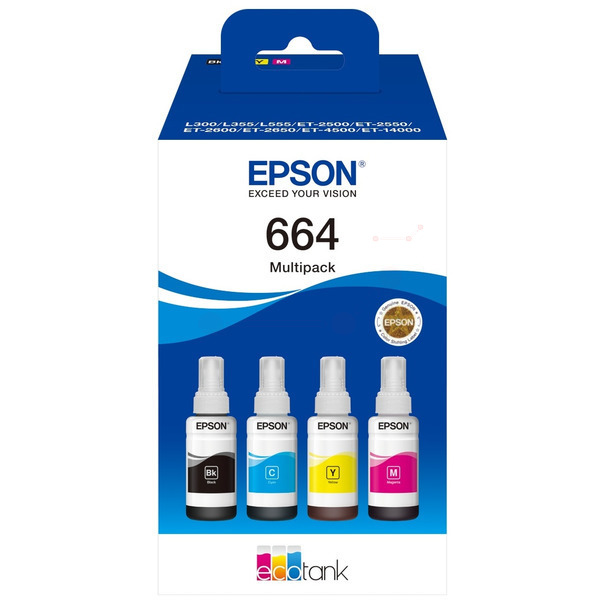 C13T664640 // 664 / original EPSON Tintenpatrone MultiPack / C13T664640 / 70.00 ml