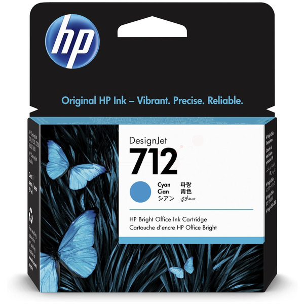 3ED67A // 712 / cyan / original HP Tintenpatrone cyan / 3ED67A / 29.00 ml