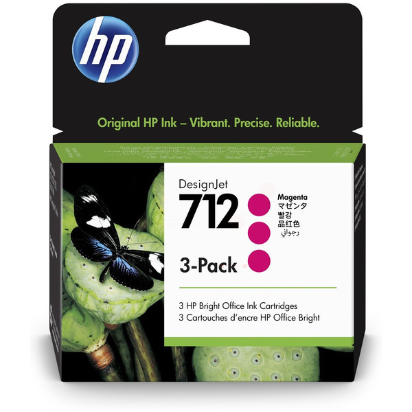 3ED78A // 712 / magenta / original HP Tintenpatrone magenta / 3ED78A / 29.00 ml