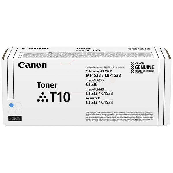 4565C001 // T10 / cyan / original CANON Toner cyan / 4565C001 / 10000 S.