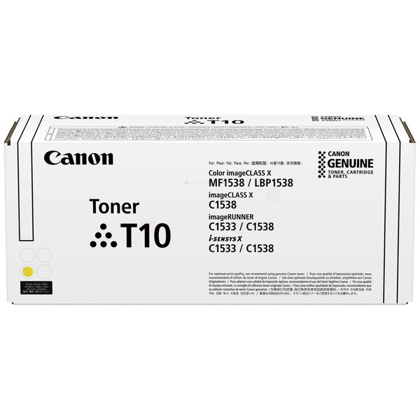 4563C001 // T10 / gelb / original CANON Toner gelb / 4563C001 / 10000 S.