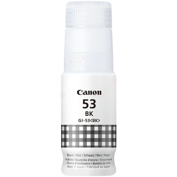 4699C001 // GI53BK / schwarz / original CANON Tintenflasche schwarz / 4699C001 / 3700 S. / 60.00 ml