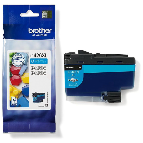 LC426XLC / cyan / original BROTHER Tintenpatrone cyan / LC426XLC / 5000 S.