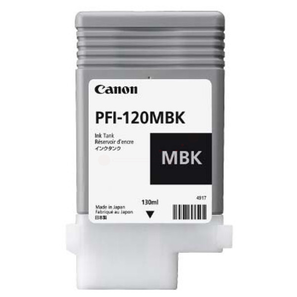 2884C001 // PFI120MBK / original CANON Tintenpatrone schwarz matt / 2884C001 / 130.00 ml