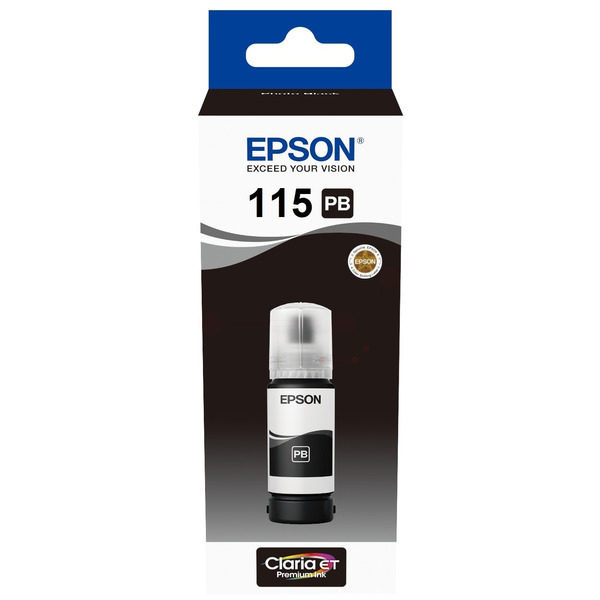 C13T07D14A // 115 / schwarz / original EPSON Tintenpatrone schwarz / C13T07D14A / 6200 S. / 70.00 ml