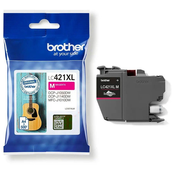 LC421XLM / original BROTHER Tintenpatrone magenta / LC421XLM / 500 S.