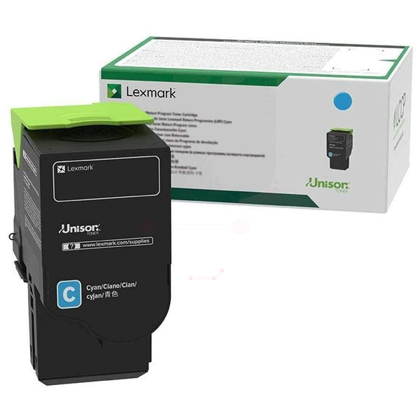 78C2XCE / cyan / original LEXMARK Toner cyan / 78C2XCE / 5000 S.