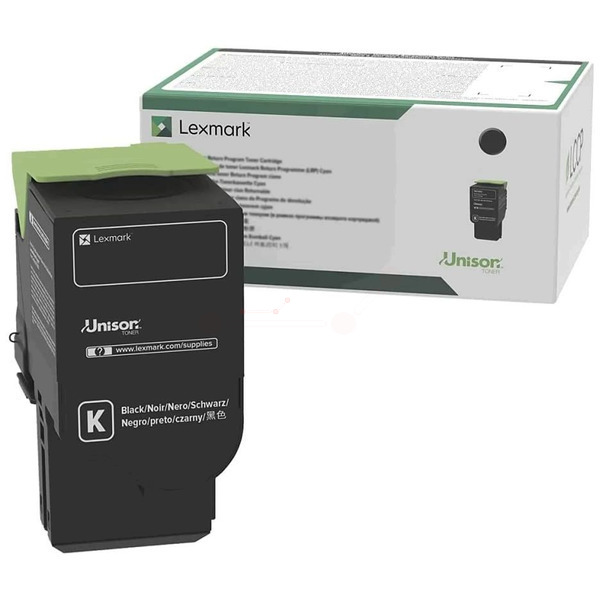 78C20KE / schwarz / original Lexmark Toner schwarz / 78C20KE / 2000 S.