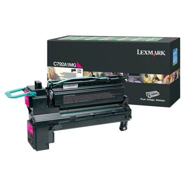 C792A1MG / magenta / original LEXMARK Toner magenta / C792A1MG / 6000 S.