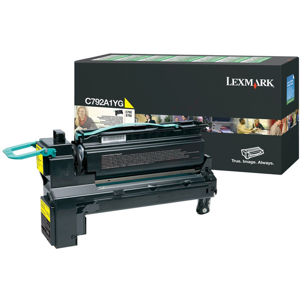 C792A1YG / gelb / original LEXMARK Toner gelb / C792A1YG / 6000 S.