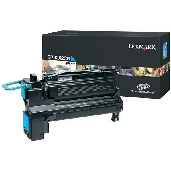C792X1KG / schwarz / original LEXMARK Toner schwarz / C792X1KG / 20000 S.