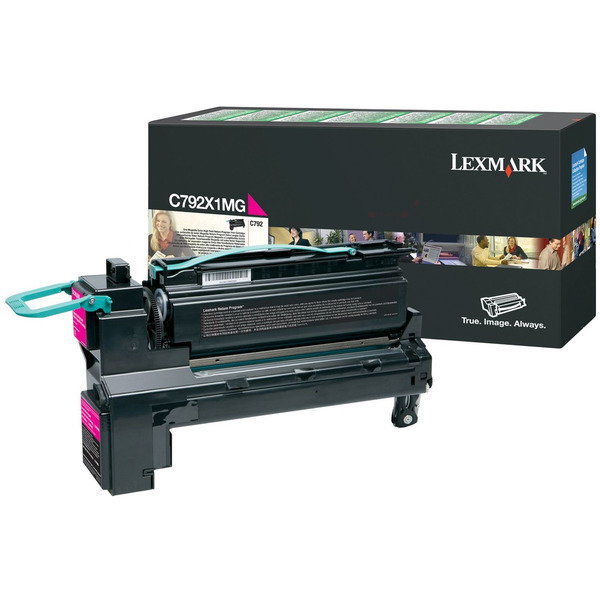 C792X1MG / magenta / original LEXMARK Toner magenta / C792X1MG / 20000 S.