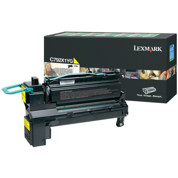 C792X1YG / gelb / original LEXMARK Toner gelb / C792X1YG / 20000 S.