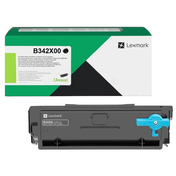B342X00 / original LEXMARK Toner schwarz / B342X00 / 6000 S.