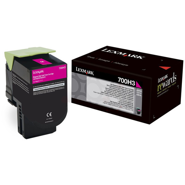 70C0H30 // 700H3 / magenta / original LEXMARK Toner magenta / 70C0H30 / 3000 S.