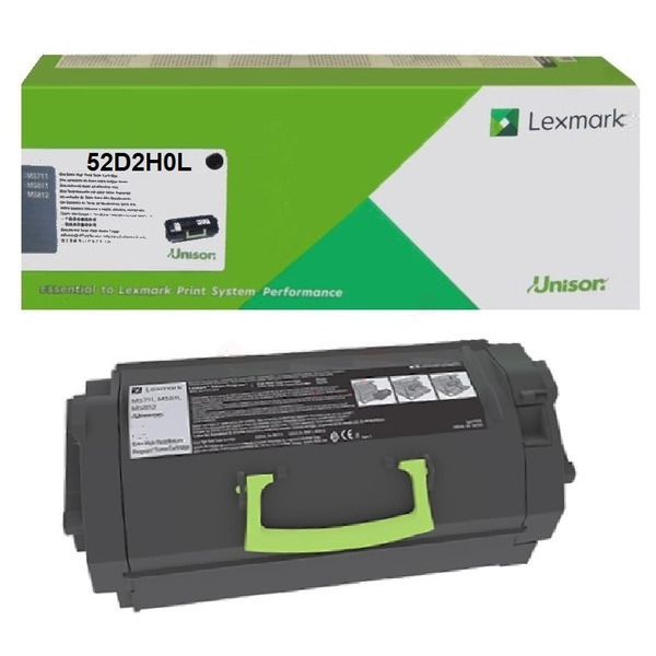 52D2H0L // 522HL / schwarz / original LEXMARK Toner schwarz / 52D2H0L / 25000 S.