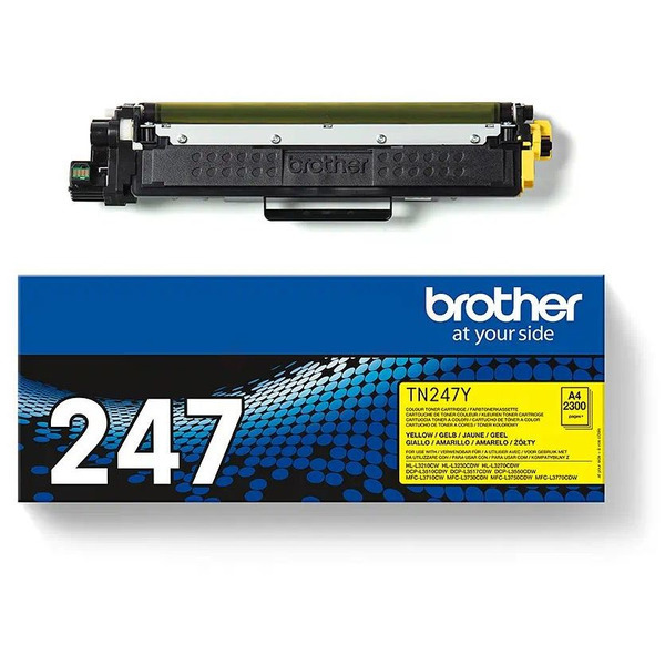 TN247Y / original BROTHER Toner gelb / TN247Y / 2300 S.