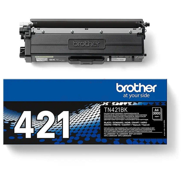TN421BK / schwarz / original BROTHER Toner schwarz / TN421BK / 3000 S.