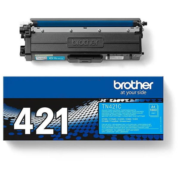 TN421C / cyan / original BROTHER Toner cyan / TN421C / 1800 S.