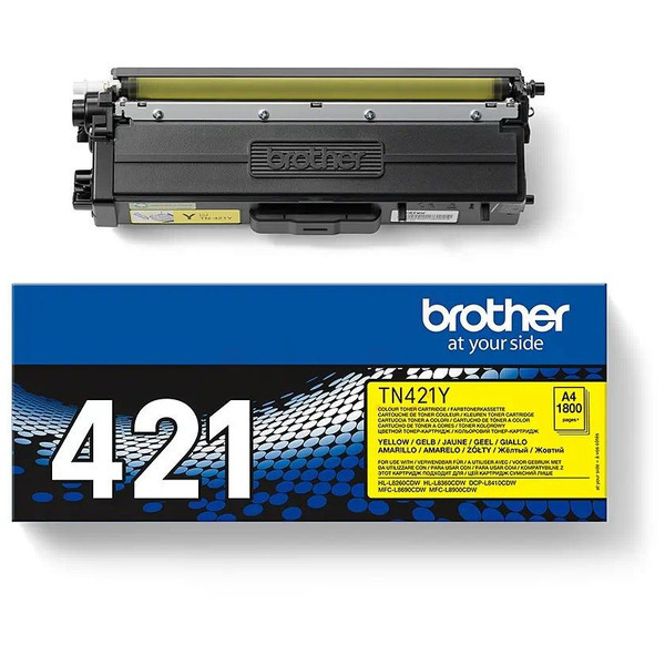 TN421Y / gelb / original BROTHER Toner gelb / TN421Y / 1800 S.