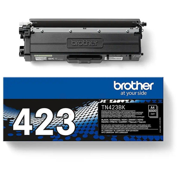 TN423BK / schwarz / original BROTHER Toner schwarz / TN423BK / 6500 S.
