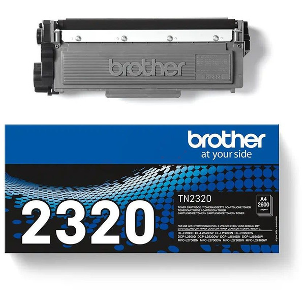 TN2320 / schwarz / original BROTHER Toner schwarz / TN2320 / 2600 S.