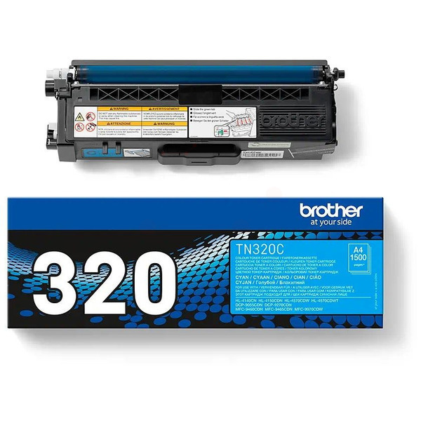 TN320C / cyan / original BROTHER Toner cyan / TN320C / 1500 S.
