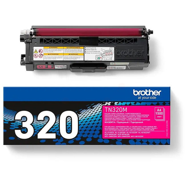 TN320M / magenta / original BROTHER Toner magenta / TN320M / 1500 S.