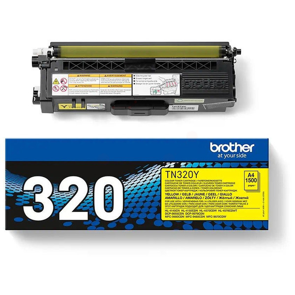 TN320Y / gelb / original BROTHER Toner gelb / TN320Y / 1500 S.