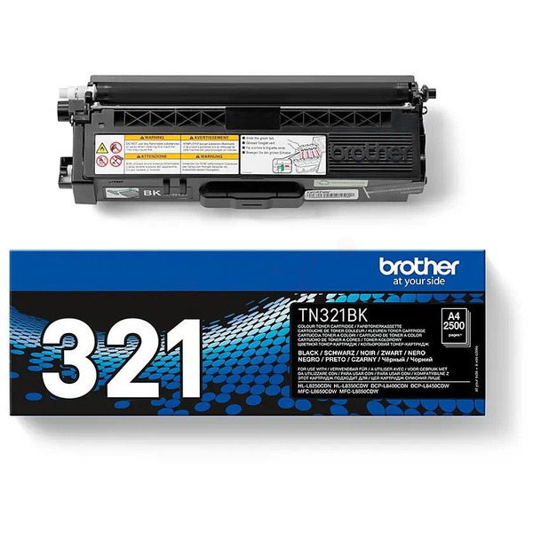 TN321BK / schwarz / original BROTHER Toner schwarz / TN321BK / 2500 S.