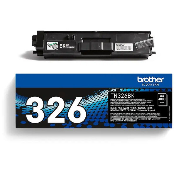 TN326BK / schwarz / original BROTHER Toner schwarz / TN326BK / 4000 S.