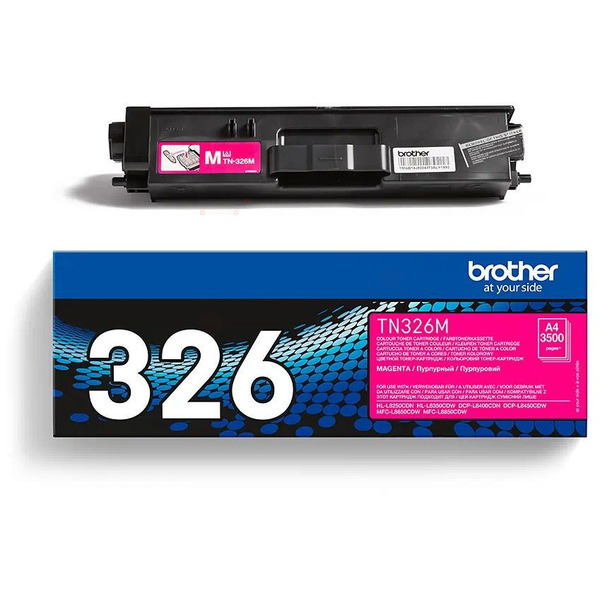 TN326M / magenta / original BROTHER Toner magenta / TN326M / 3500 S.