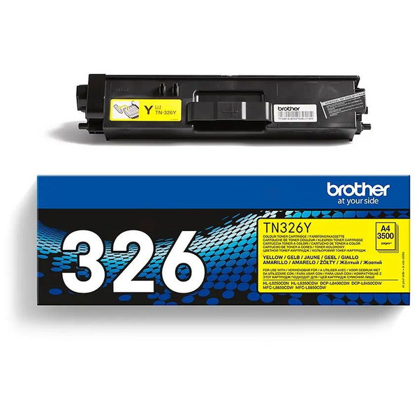 TN326Y / gelb / original BROTHER Toner gelb / TN326Y / 3500 S.
