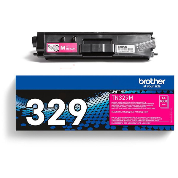 TN329M / magenta / original BROTHER Toner magenta / TN329M / 6000 S.