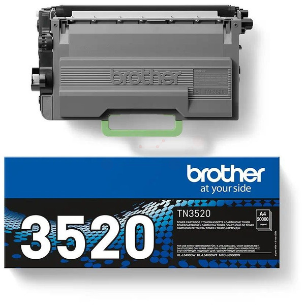TN3520 / schwarz / original BROTHER Toner schwarz / TN3520 / 20000 S.