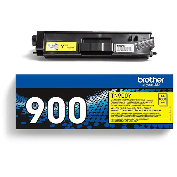 TN900Y / gelb / original BROTHER Toner gelb / TN900Y / 6000 S.