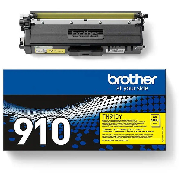 TN910Y / original BROTHER Toner gelb / TN910Y / 9000 S.